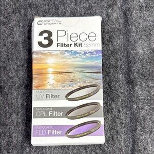 3 Piece Filter Kit - Black and Purple
